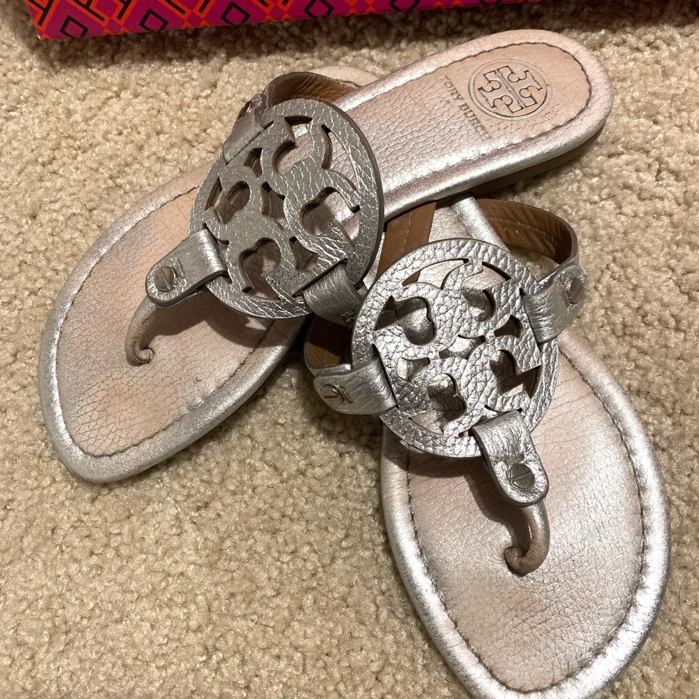 Tory burch miller sandals 7.5